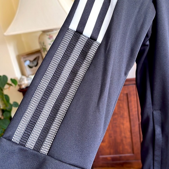 🤍🖤adidas Tiro21 Track Jacket Women’s -Black/White- L-NWT - Picture 9 of 15